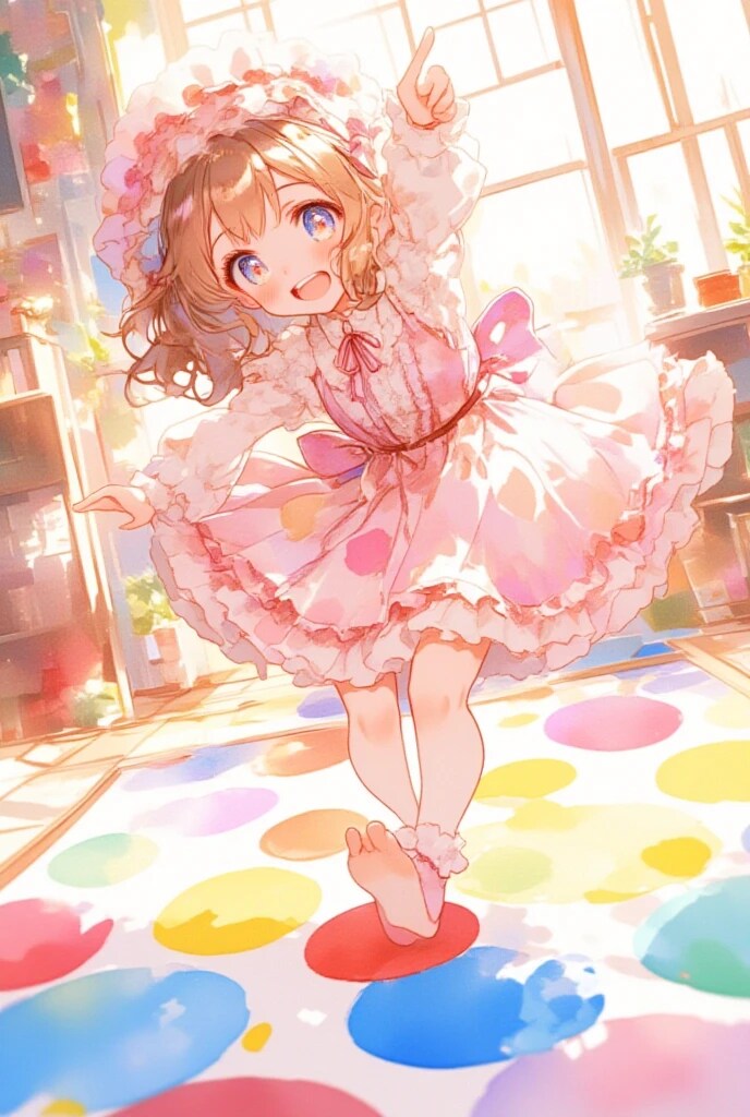 フリフリちゃんバランスゲーム | の人気AIイラスト・グラビア