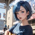 駅前広場で弾き語り[12作品]/playing guitar at station square 4枚目