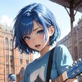 駅前広場で弾き語り[12作品]/playing guitar at station square 10枚目