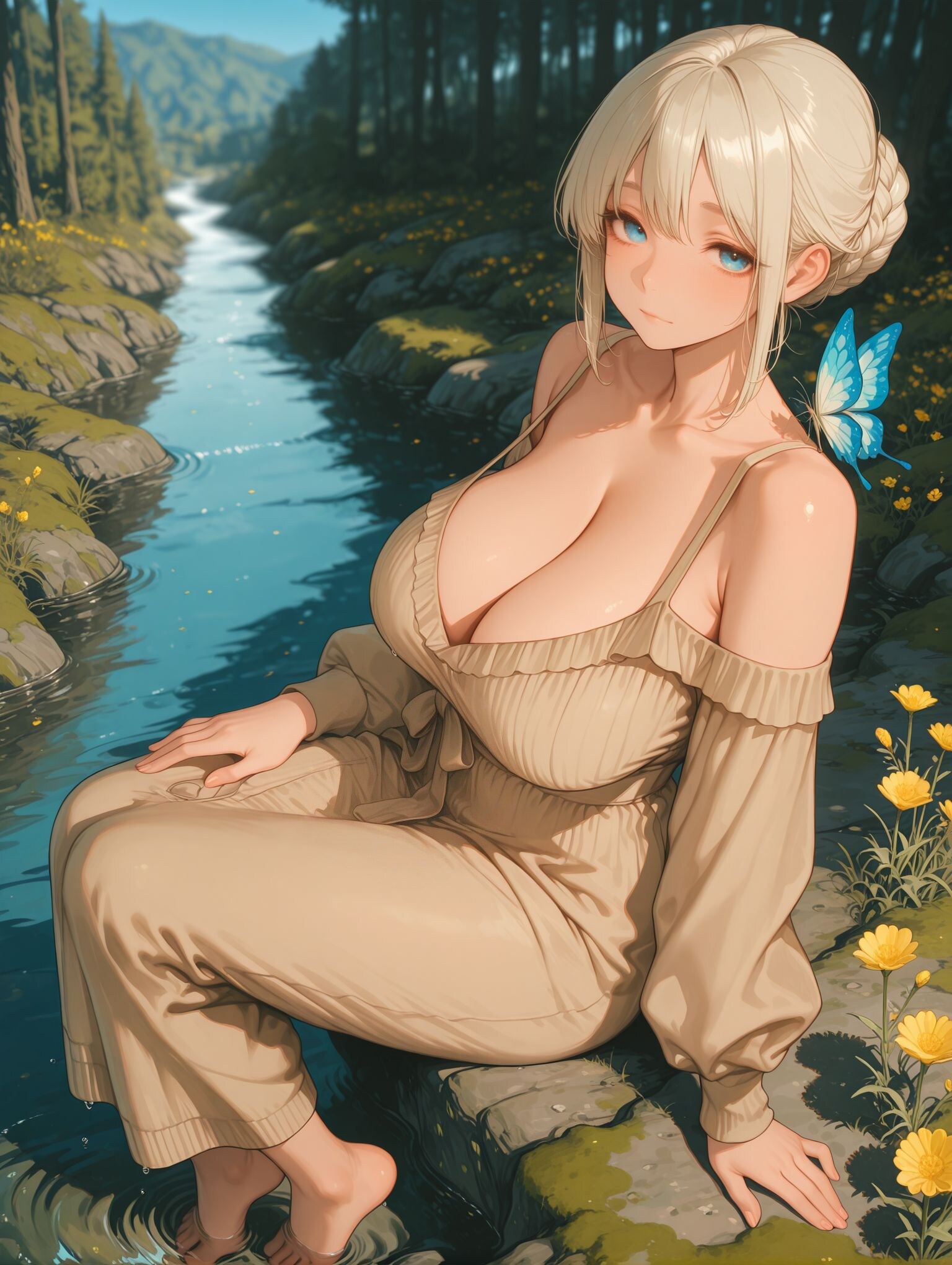 少女と蝶