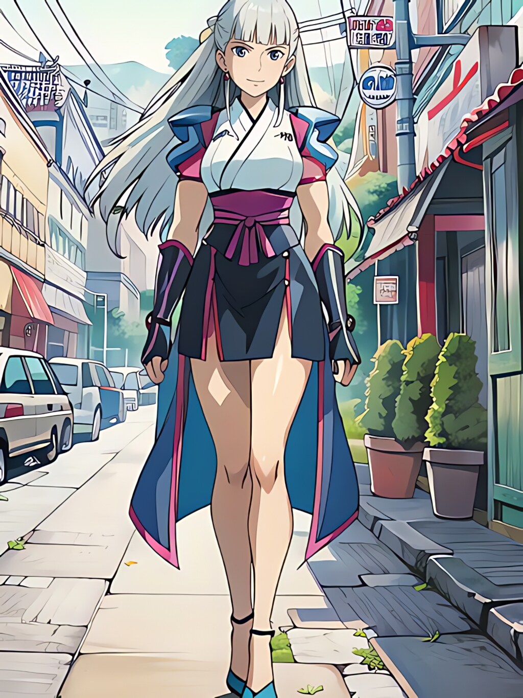 אישה כסוף שיער