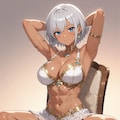 減量2キロ達成！花束とエロいポーズをくれる専属トレーナー(ギャル妻) 2枚目