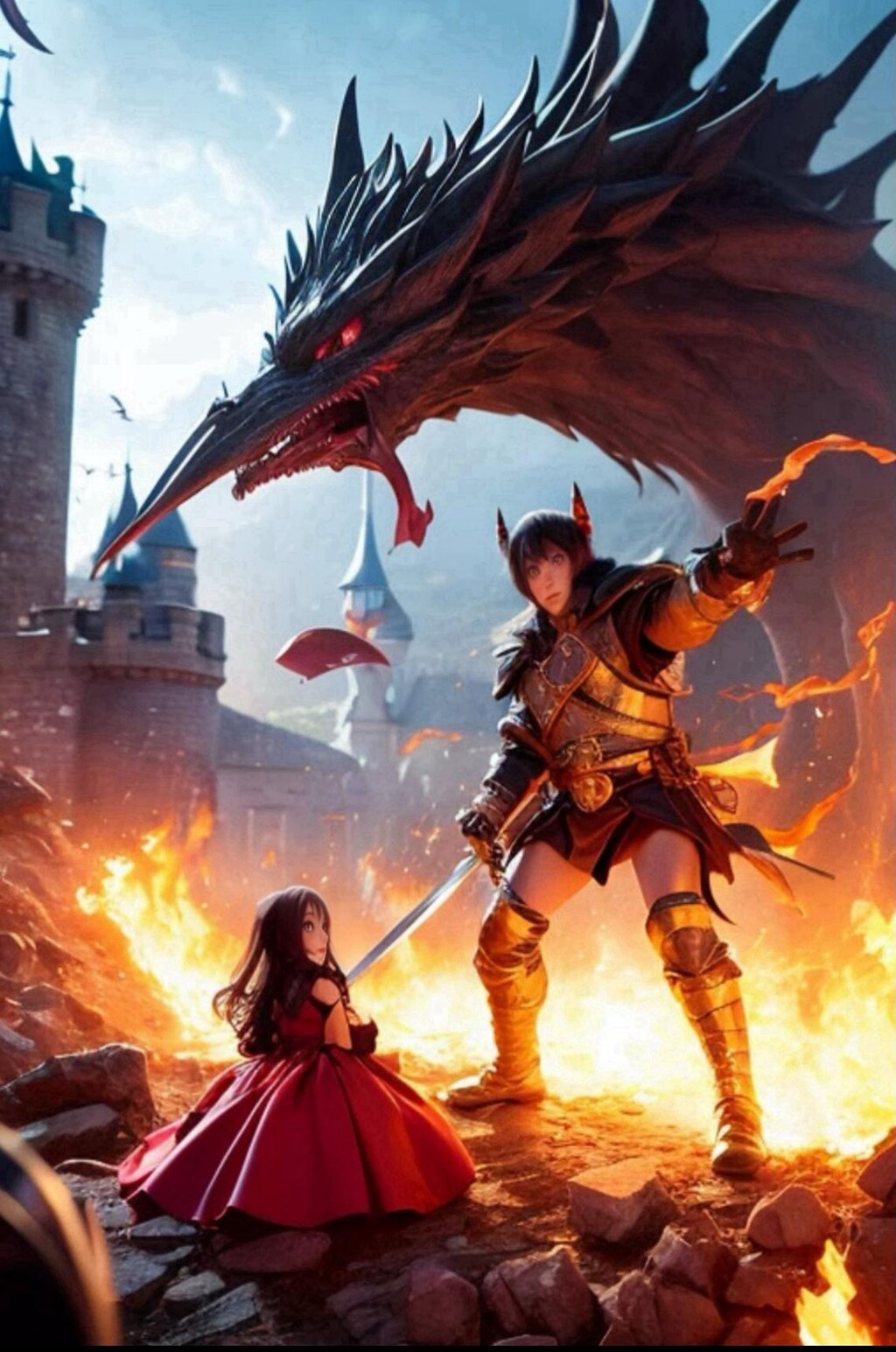 戦国時代、女剣士