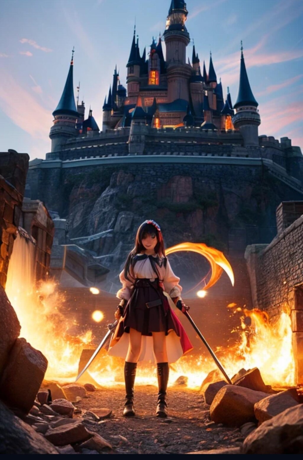 戦国時代、女剣士