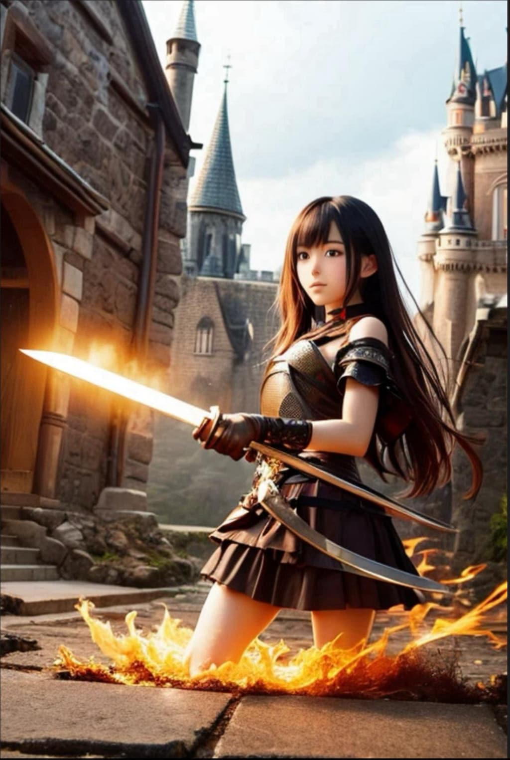 戦国時代、女剣士