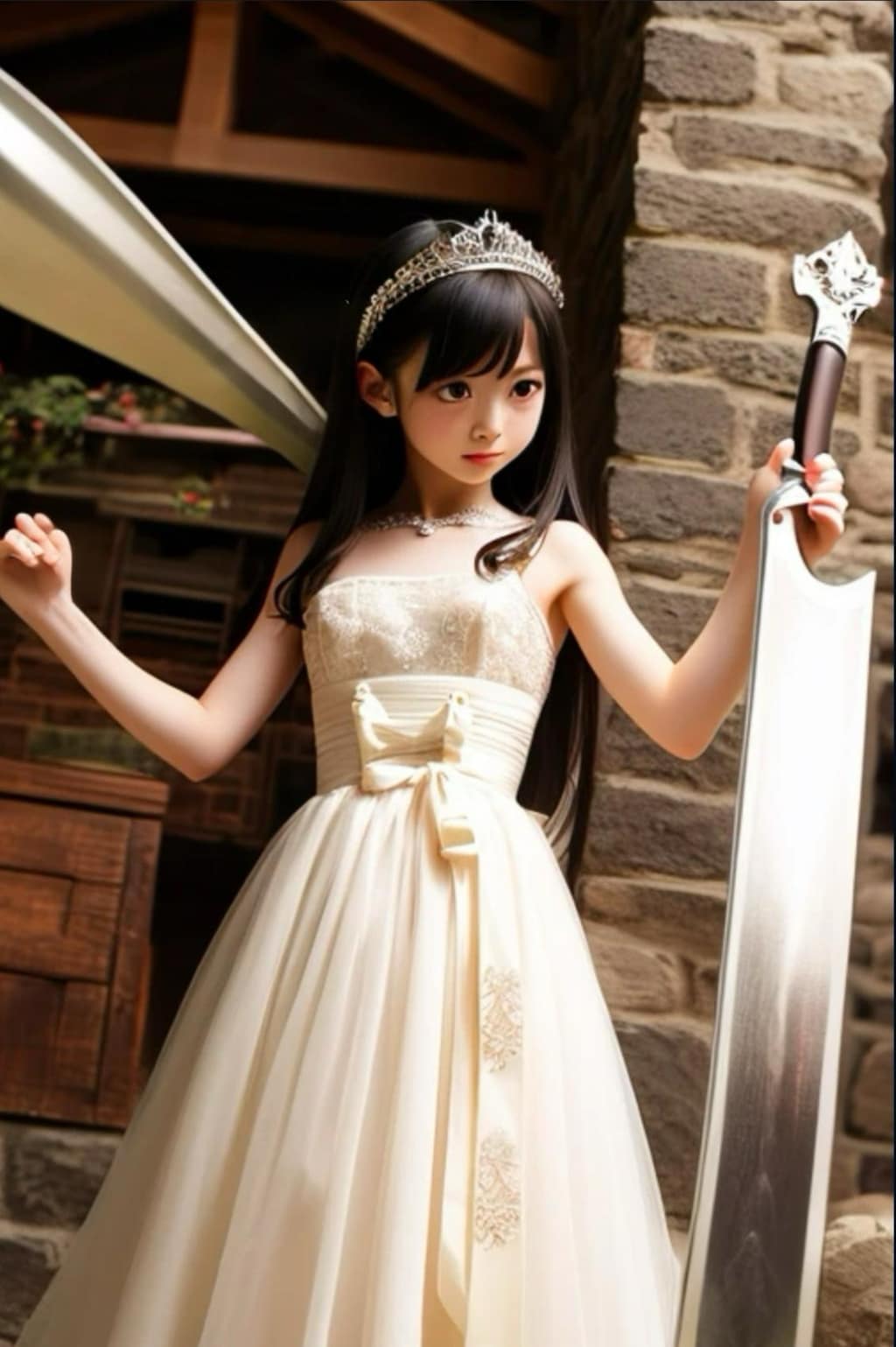 戦国時代、女剣士