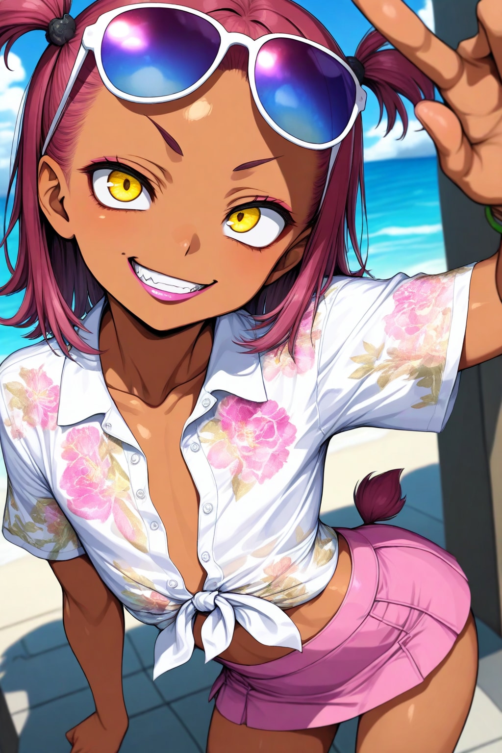 南国浮かれメスガキ | の人気AIイラスト・グラビア