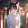 旅する黒猫と神社のお仕事 4枚目