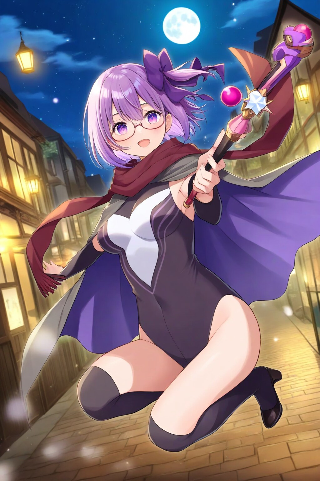 満月のレオタード魔法少女