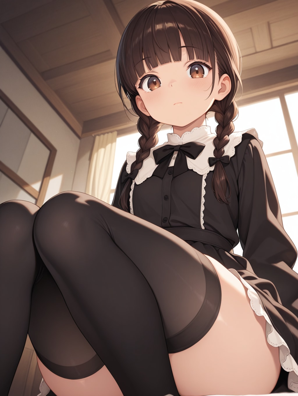 おさげの可愛い女の子②