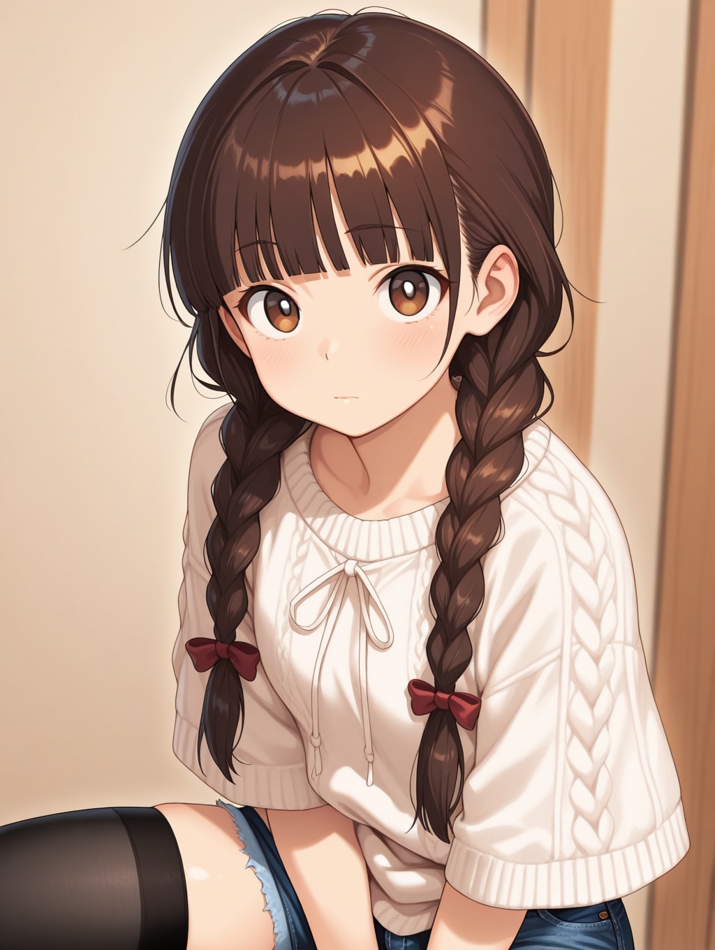 おさげの可愛い女の子②