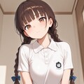 おさげの可愛い女の子② 3枚目