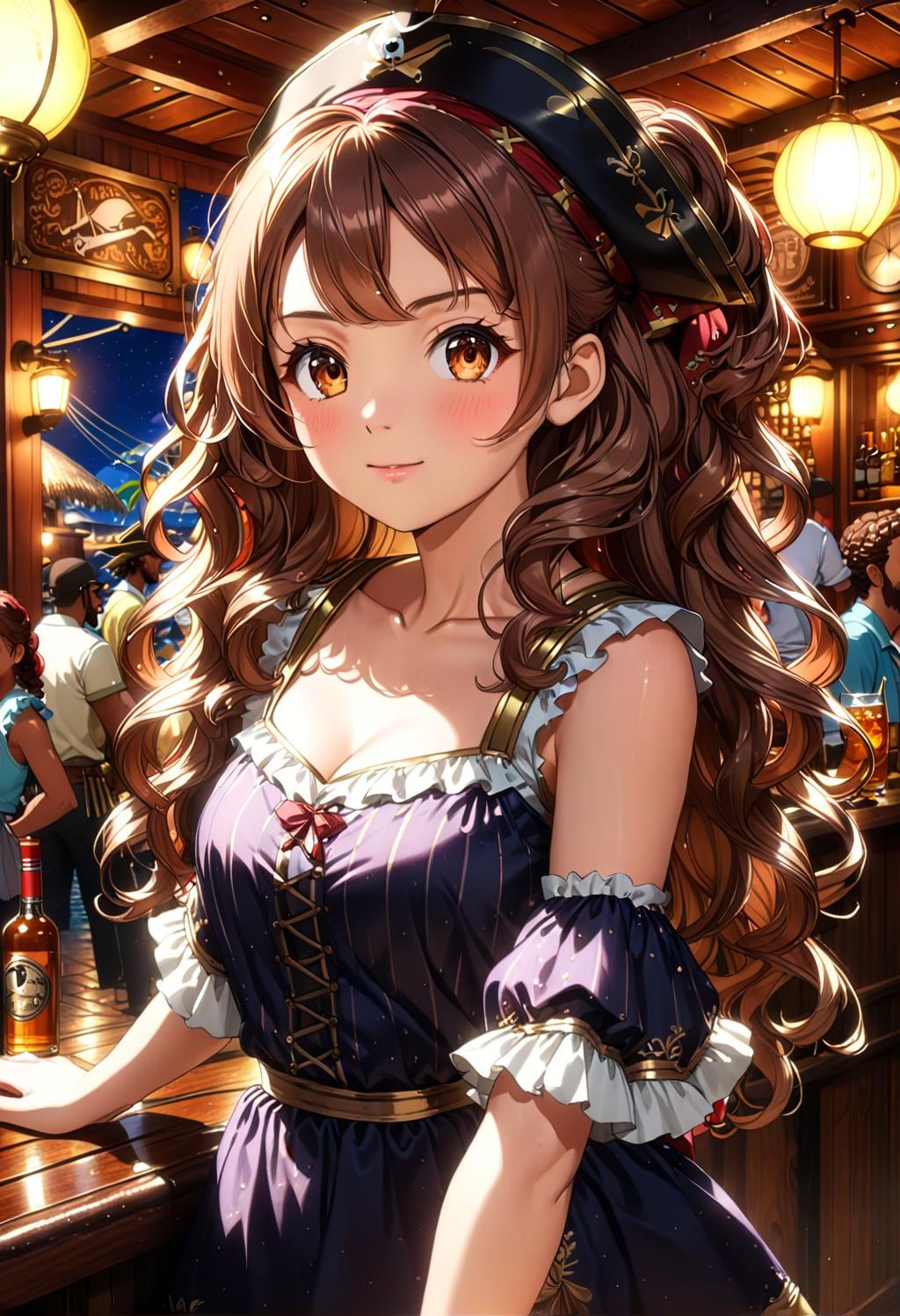 海賊入り江にある酒場の娘