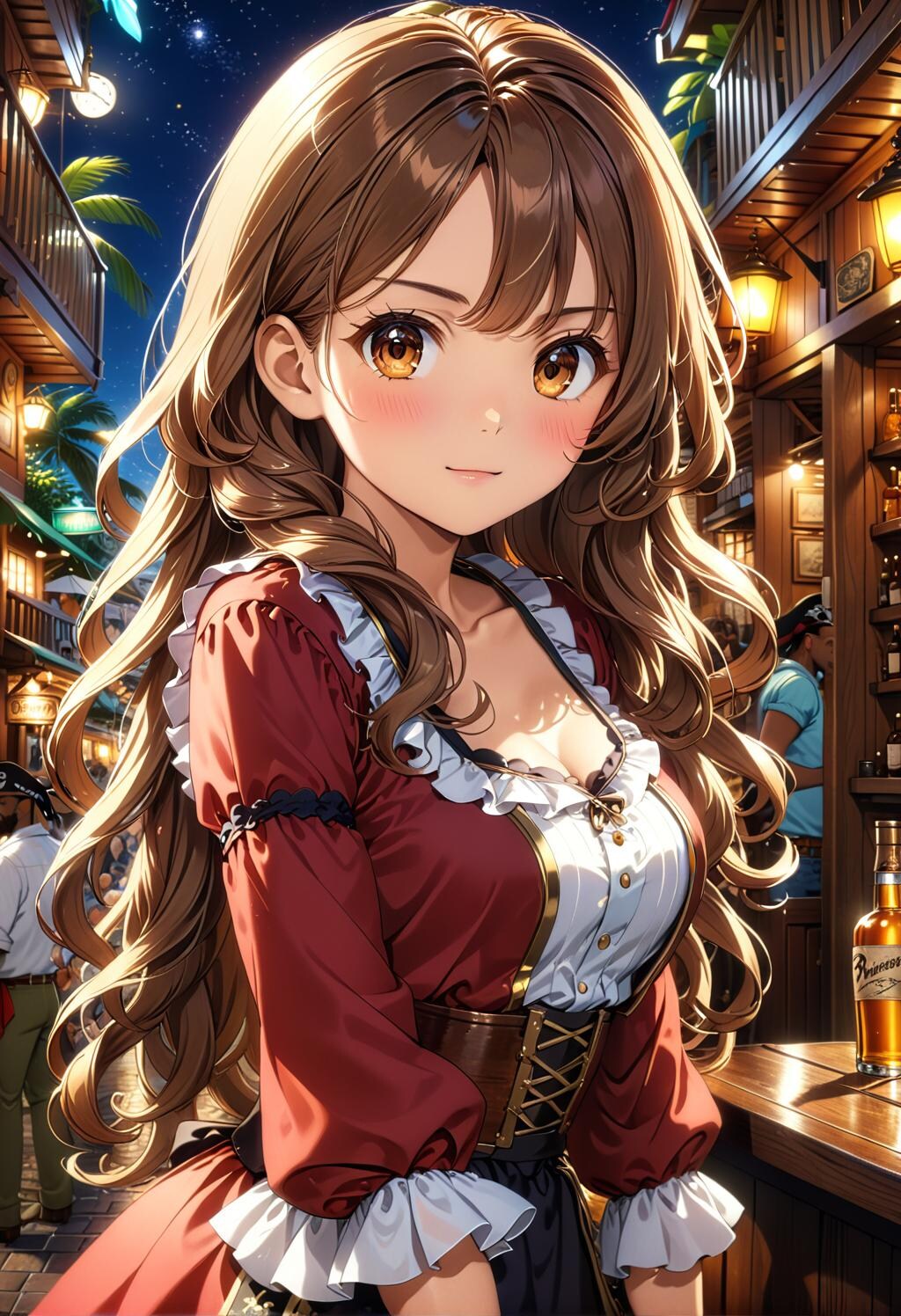 海賊入り江にある酒場の娘