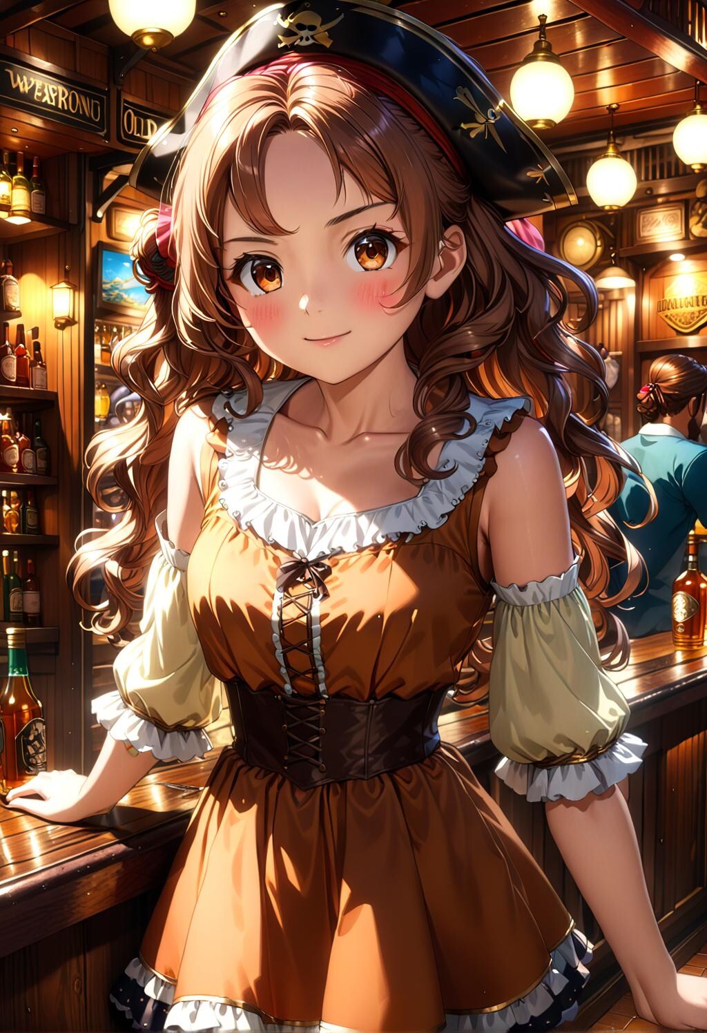 海賊入り江にある酒場の娘