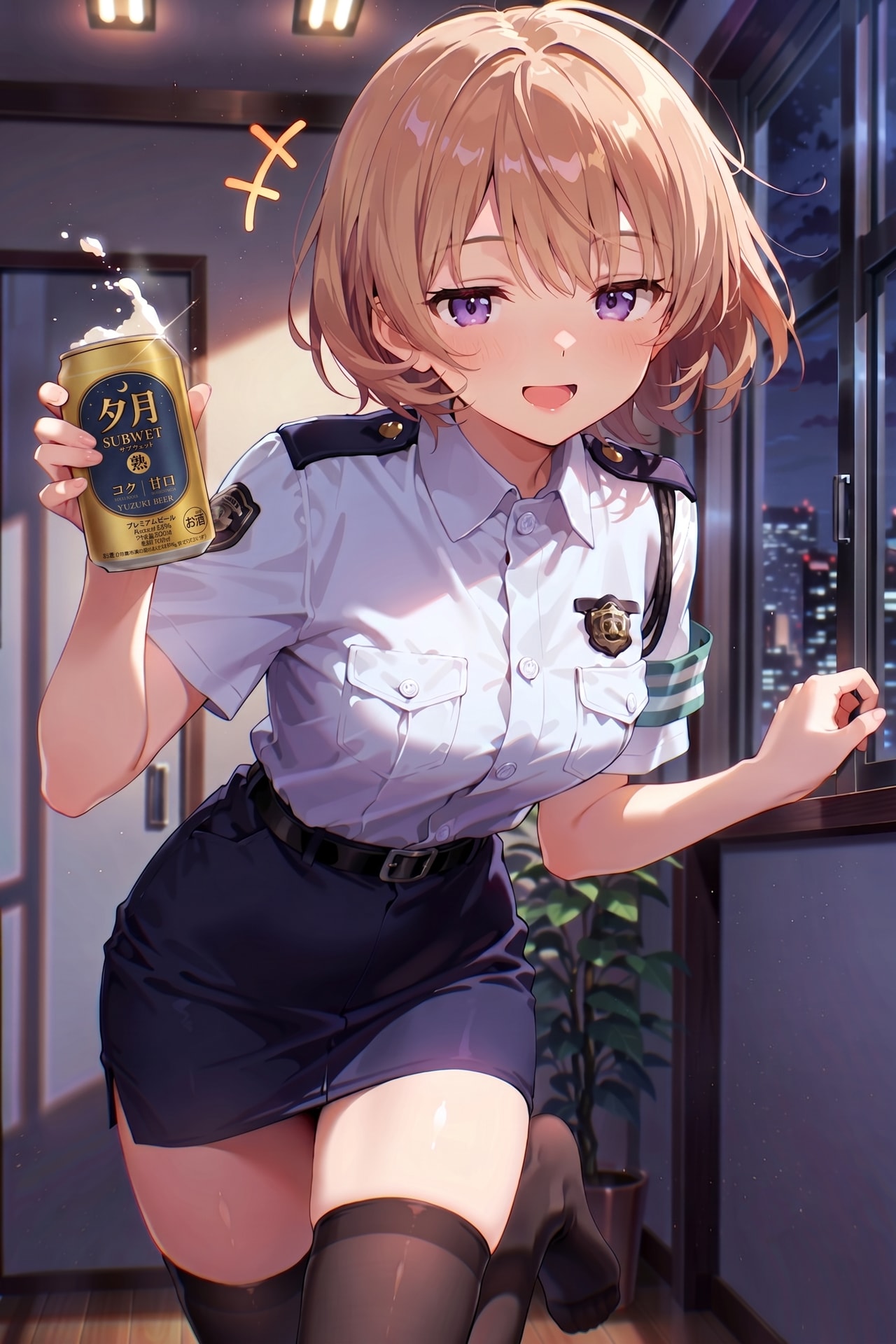 ジト目婦警さんとビール ～乾さつきのドライな日常～ Z701