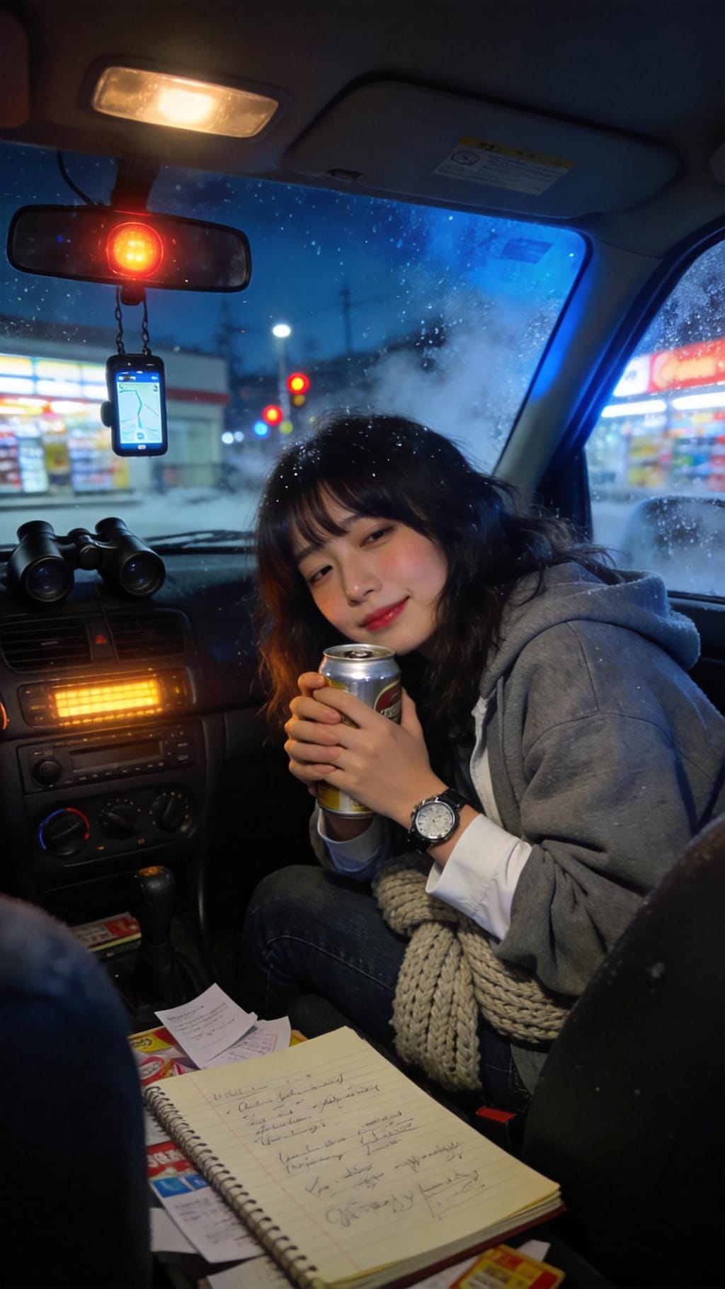 Blue Hour Parking Lot Dreams