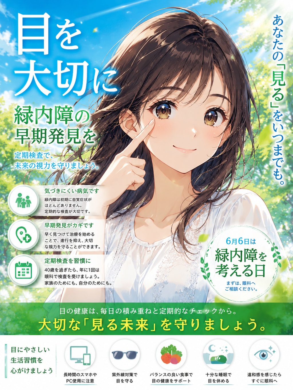 6月7日は緑内障を考える日