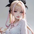 blonde&pinkポニテ 4枚目
