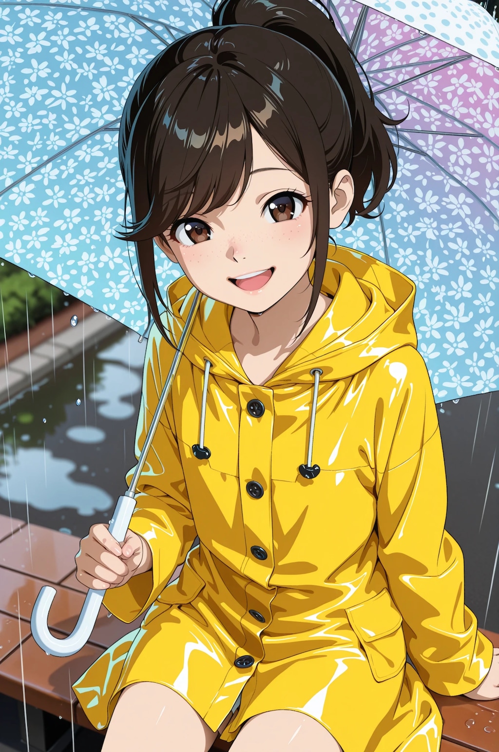 お気に入りのレインコート_雨宮雫