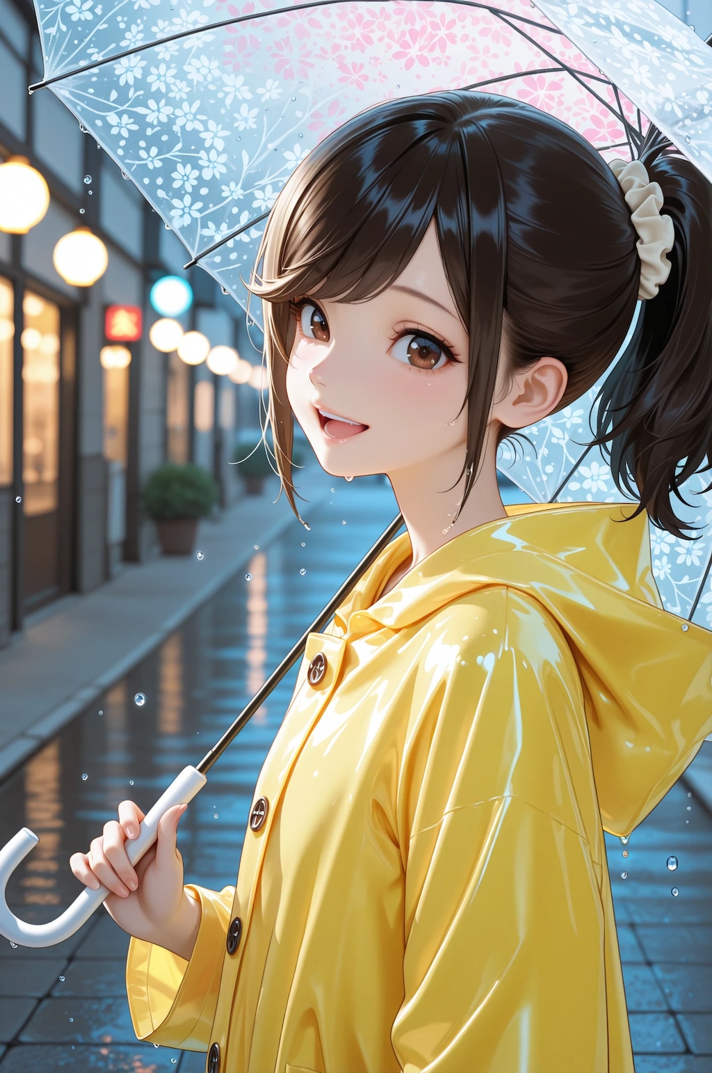 お気に入りのレインコート_雨宮雫