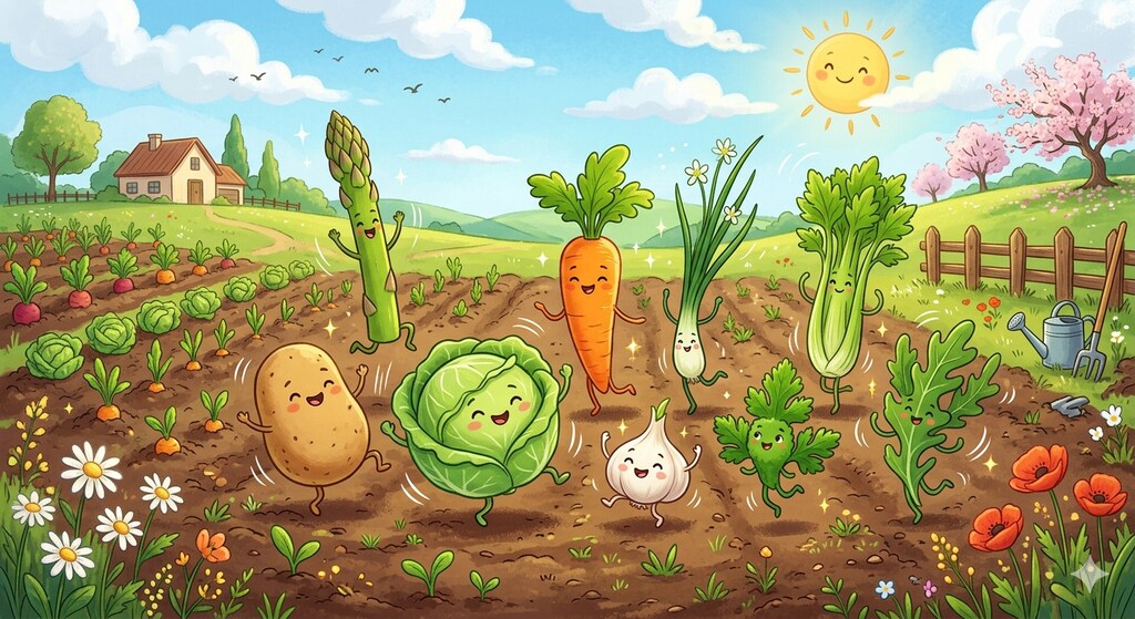 春が旬のお野菜企画作品んです
