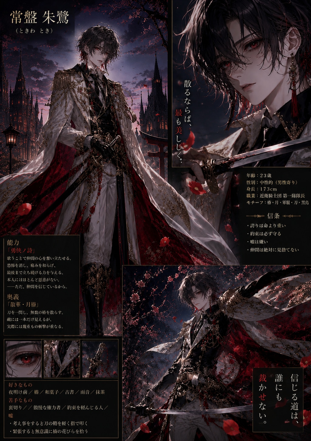 楽曲擬人化 #01　常盤朱鷺