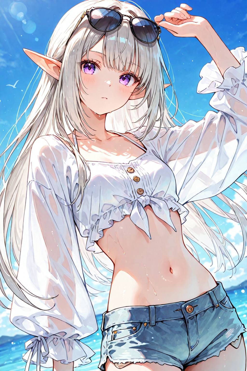日差しが眩しい | の人気AIイラスト・グラビア