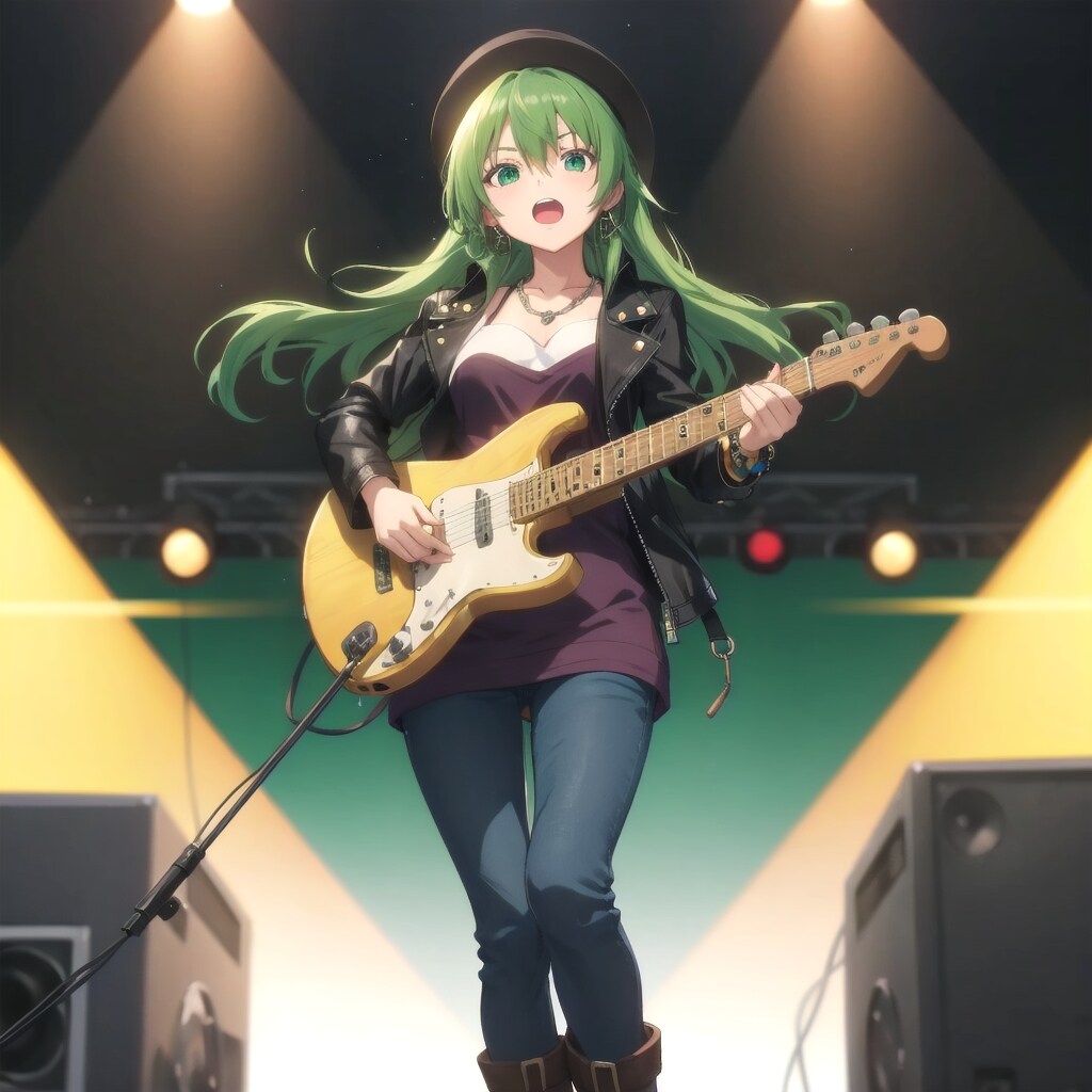 ロックギター | の人気AIイラスト・グラビア