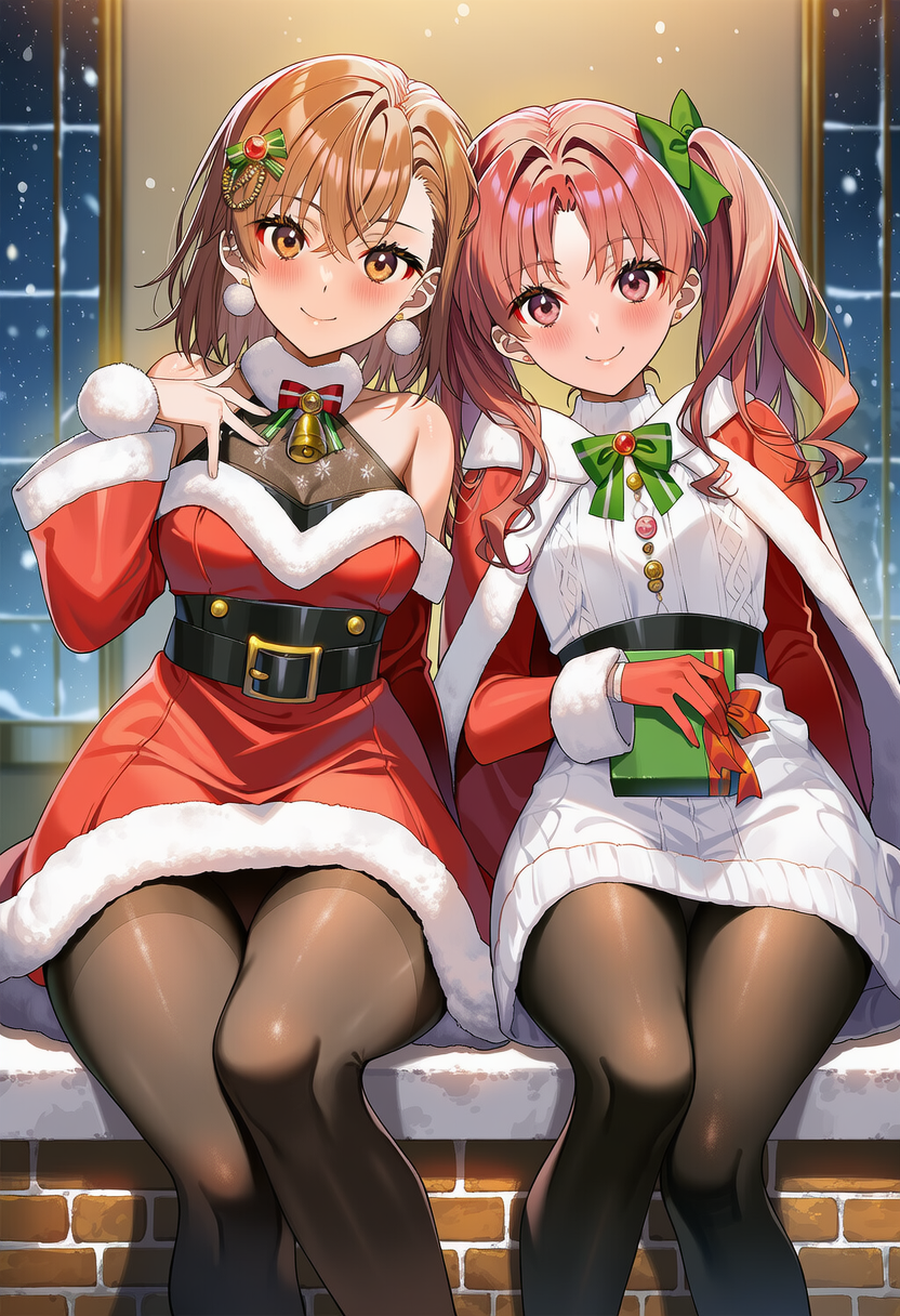 美琴と黒子　クリスマスコス