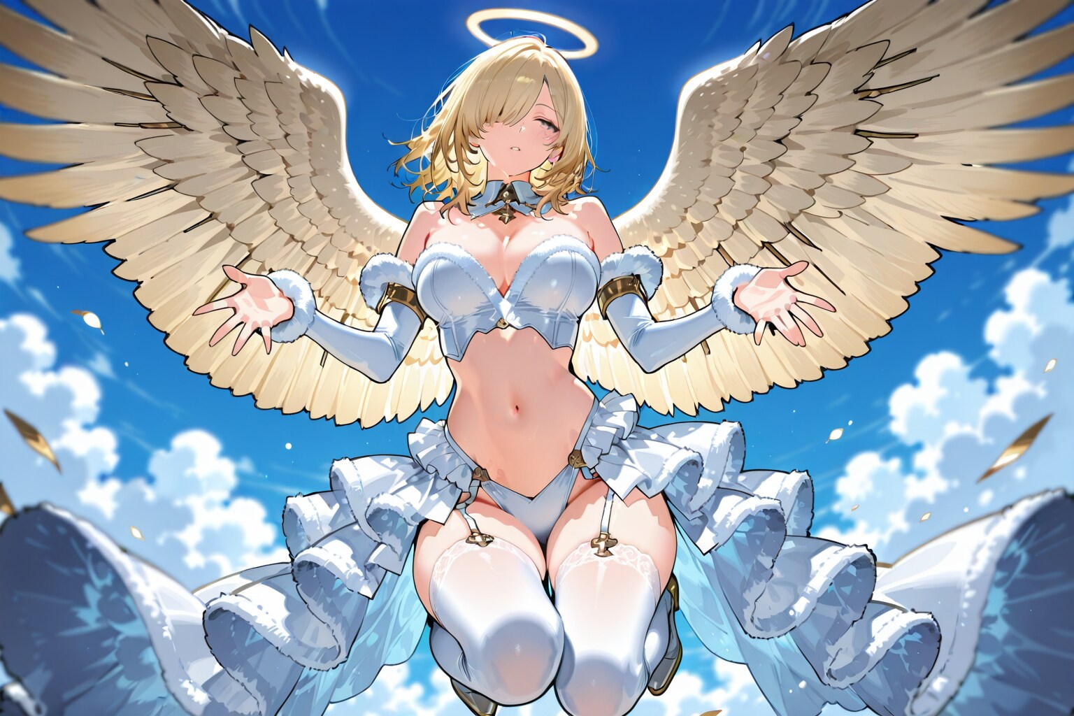 今日は天使のコスプレです💕
