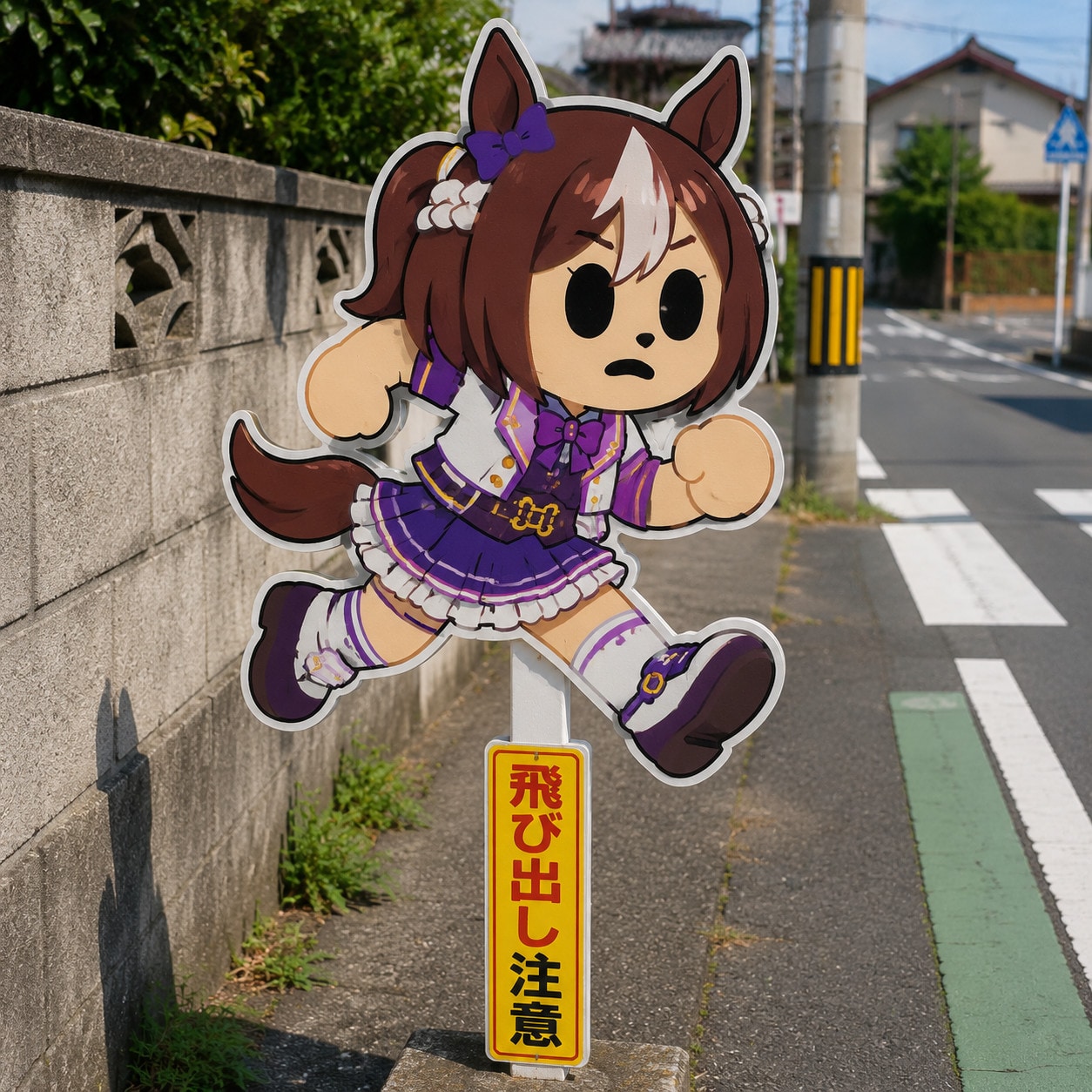 ウマ注意