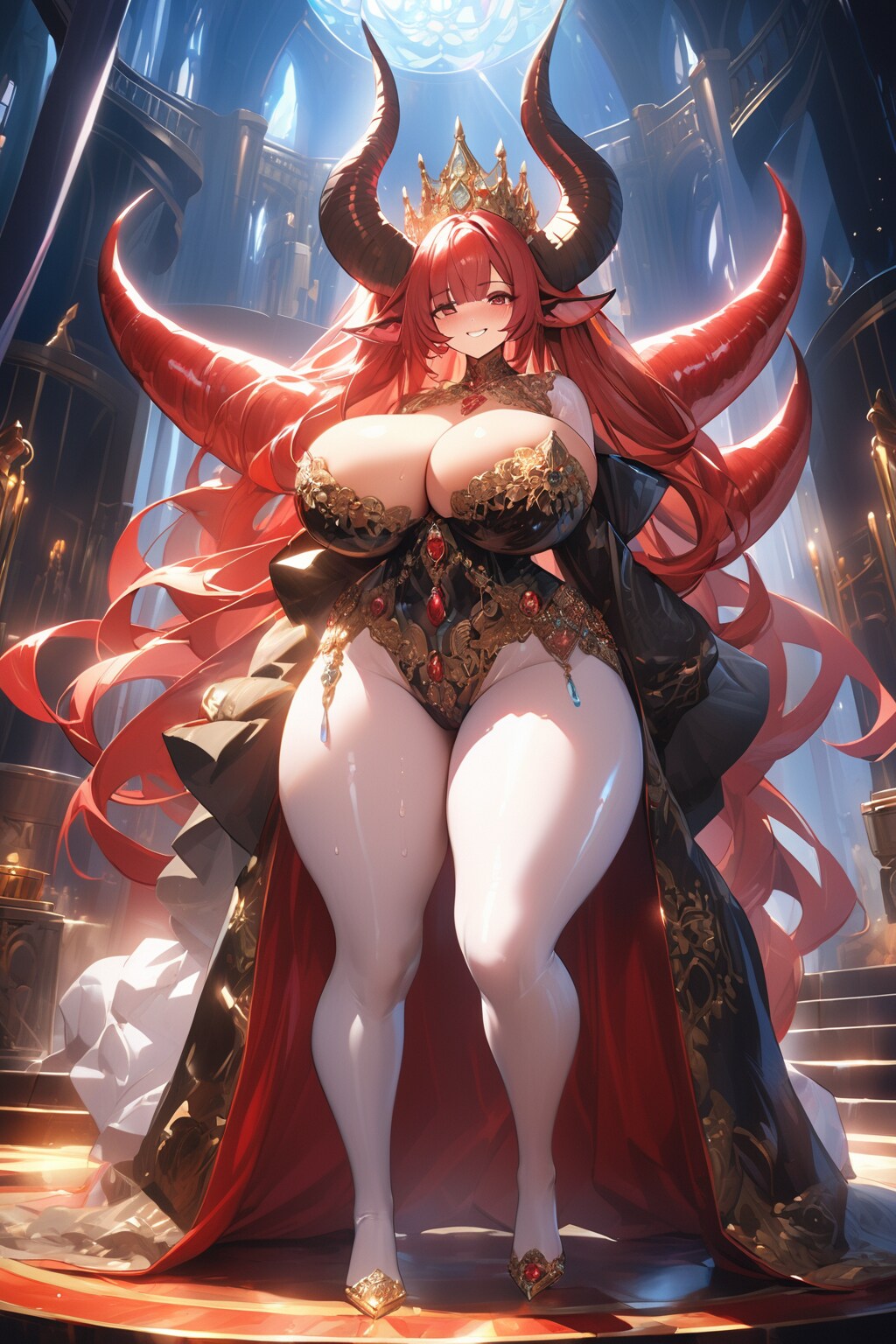 タッパと乳と尻のデカい魔王様