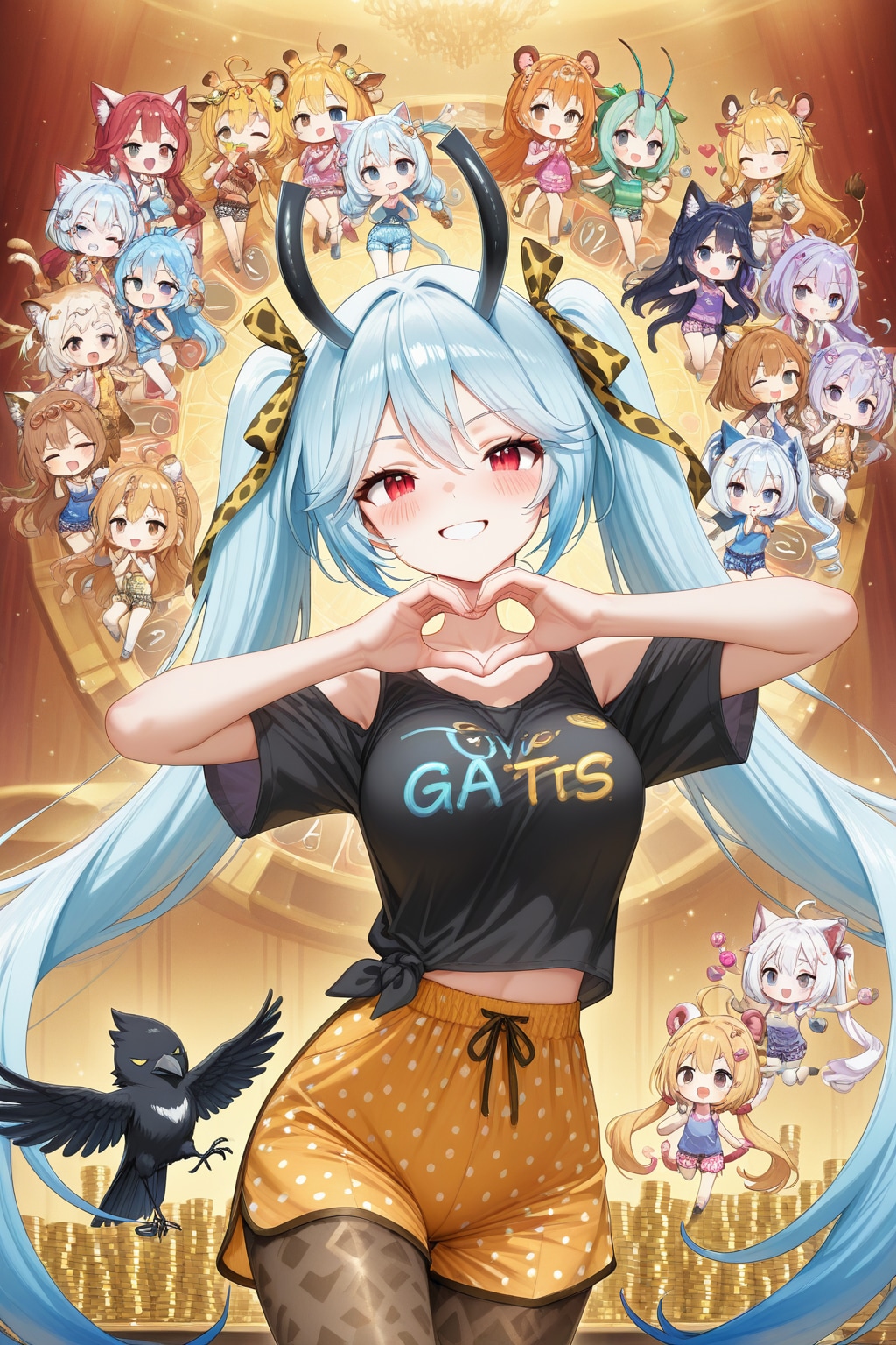 青髪ちゃんとカジノ