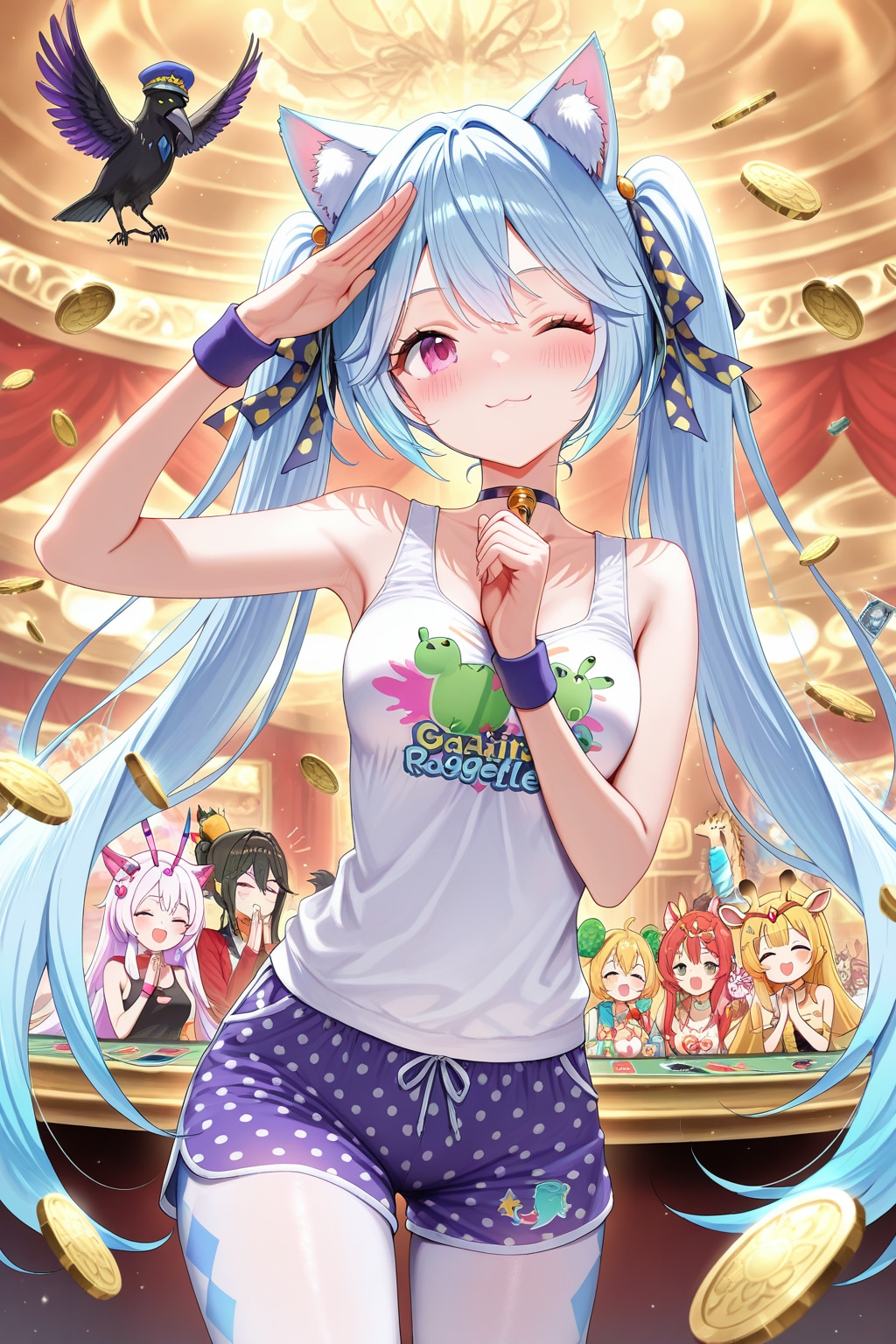 青髪ちゃんとカジノ