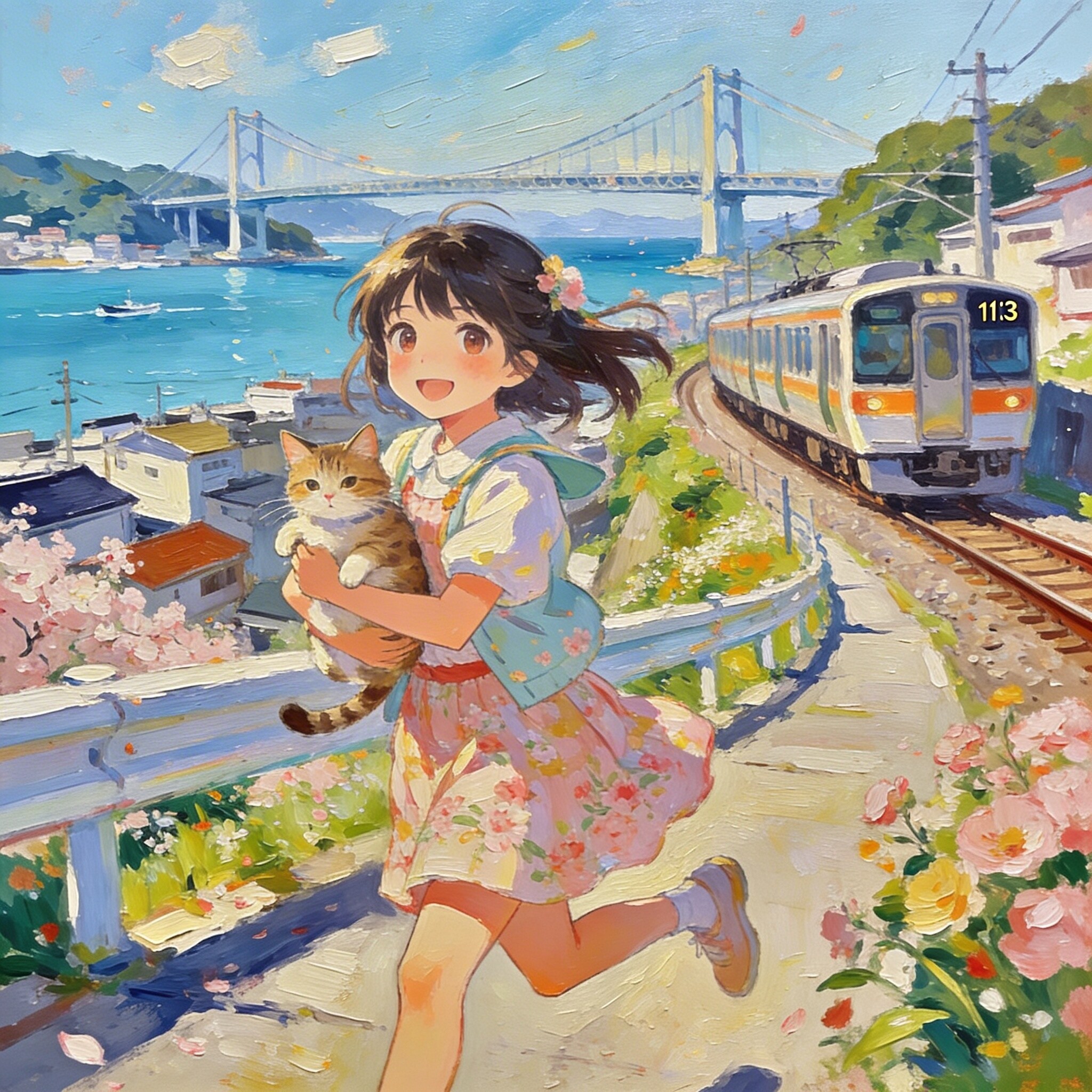 海の見える街75 | の人気AIイラスト・グラビア