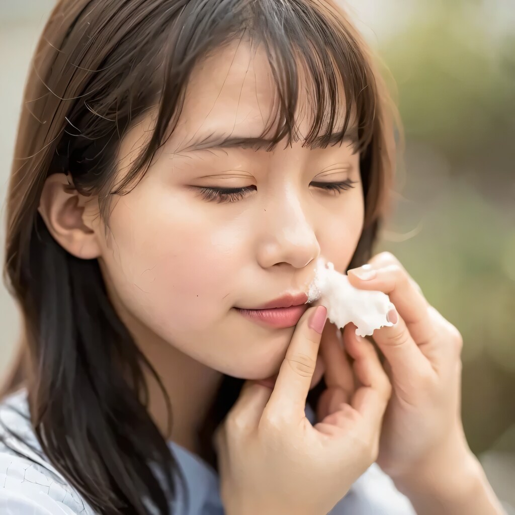 黒髪ロングで水鉄砲の美女１０