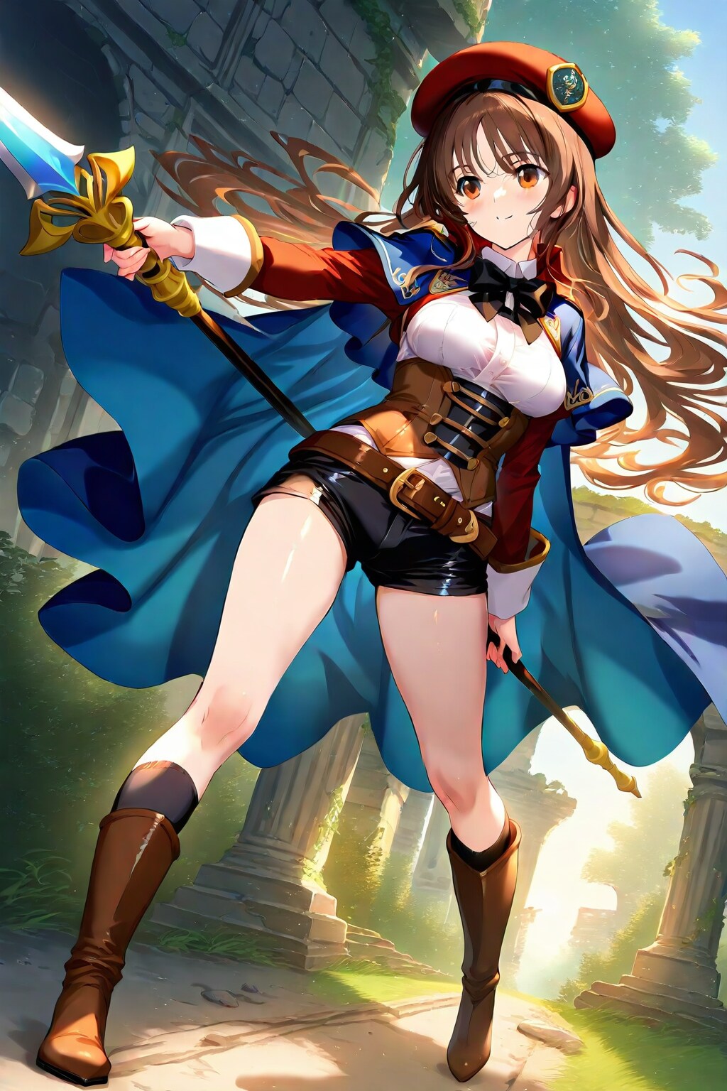 女探検家、古代遺跡研究者1-3 | の人気AIイラスト・グラビア