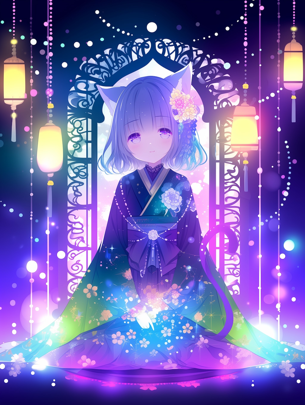 猫耳ガールと和ファンタジー