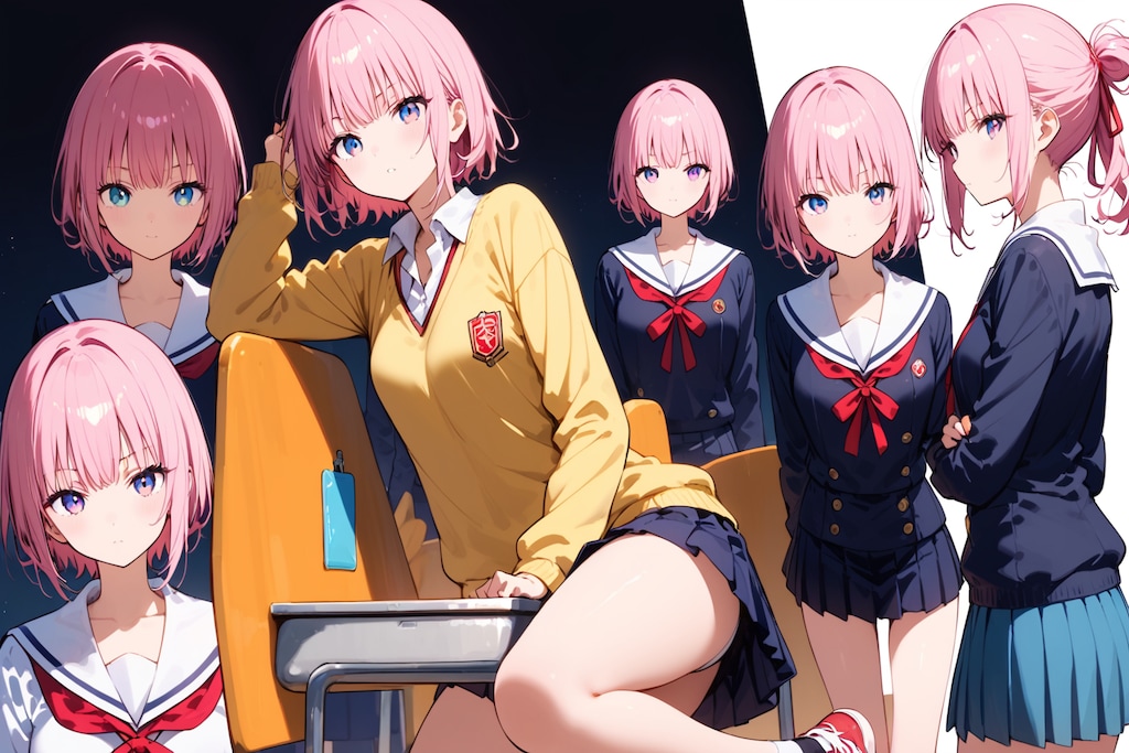 ボブカットの放課後ヒロイン