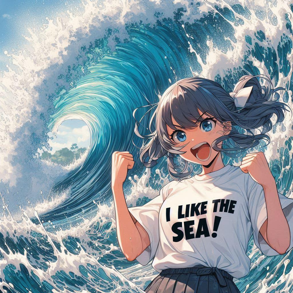 海が好きー！
