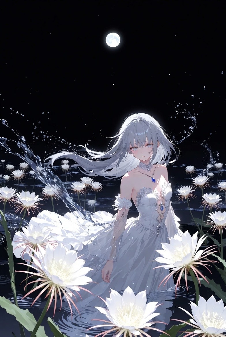 月下美人 | の人気AIイラスト・グラビア