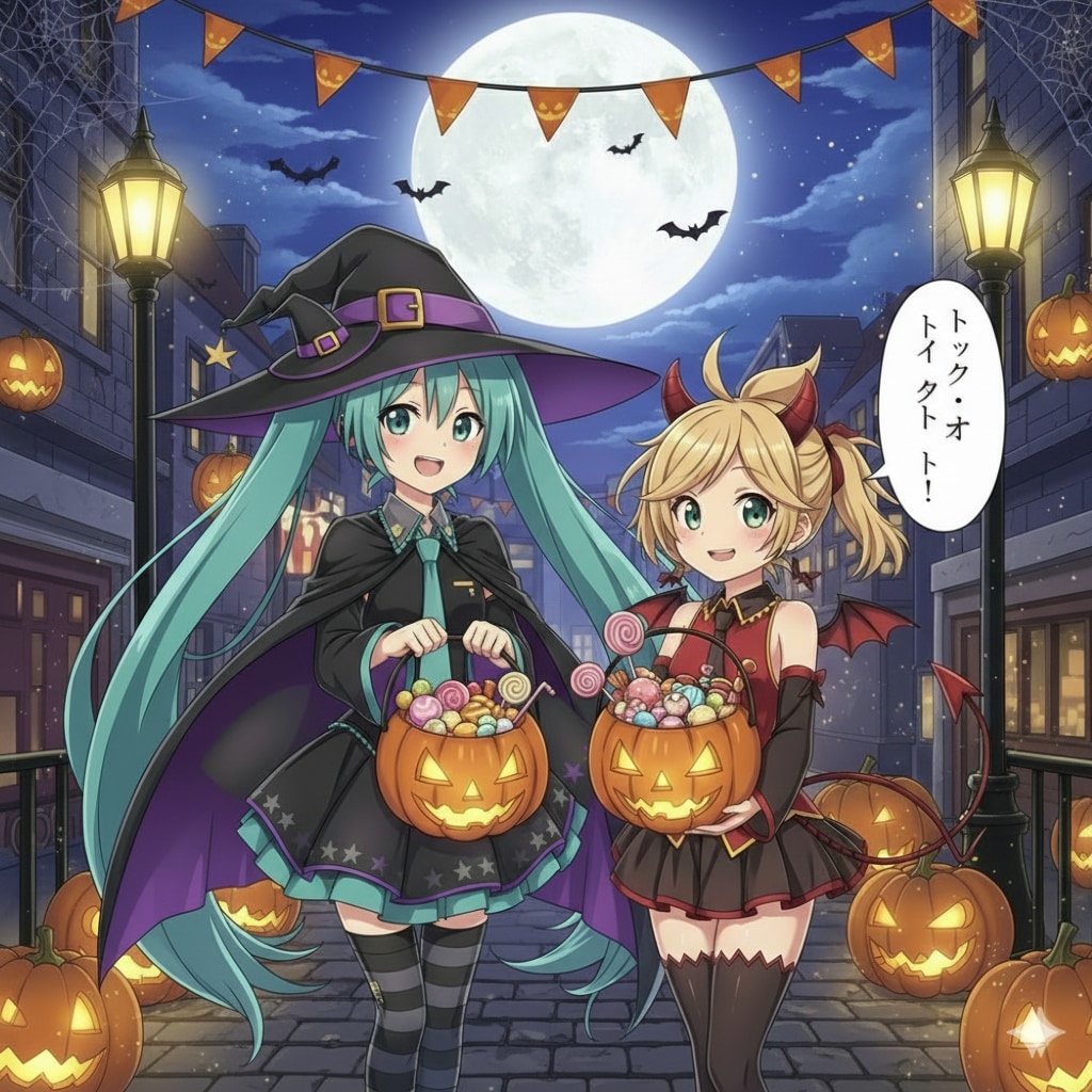 ミクさんリンさん ハロウィン
