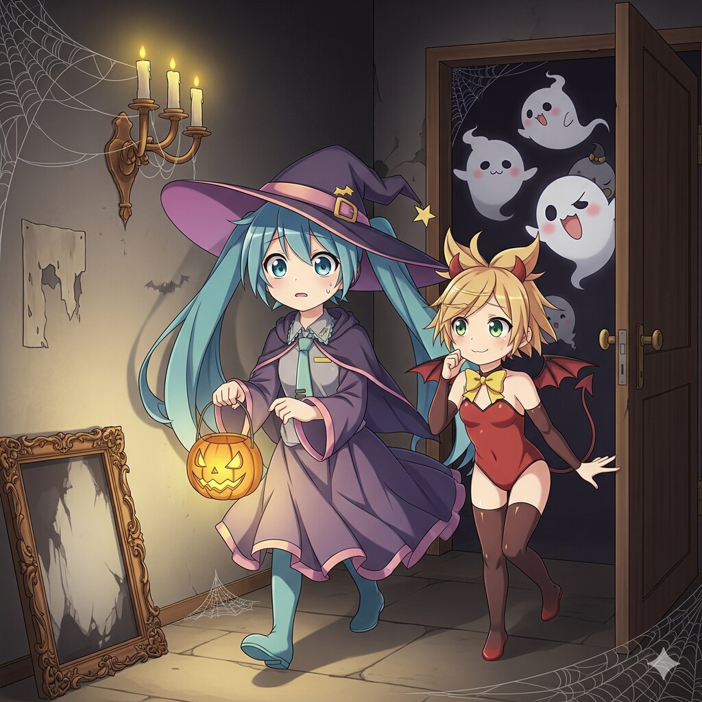 ミクさんリンさん ハロウィン