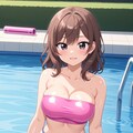ビキニ＆チューブトップ＋タイトスカート水着05 3枚目
