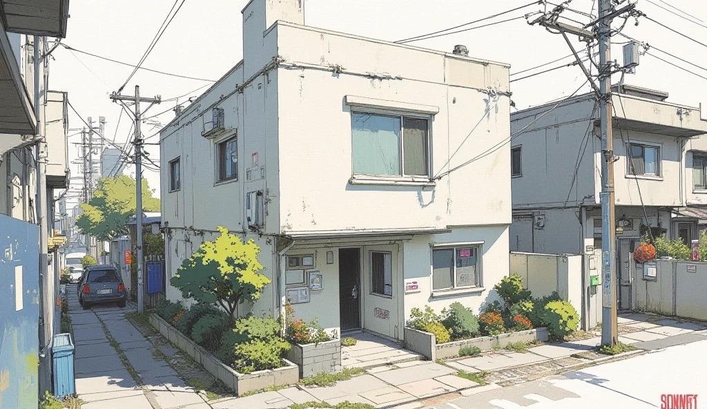 都市に残った昭和な家