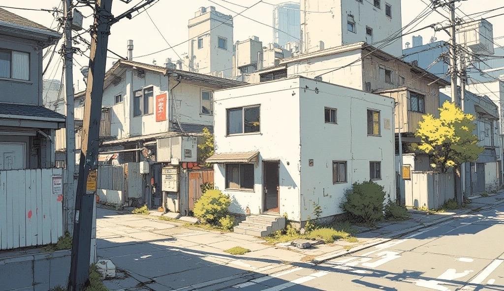 都市に残った昭和な家