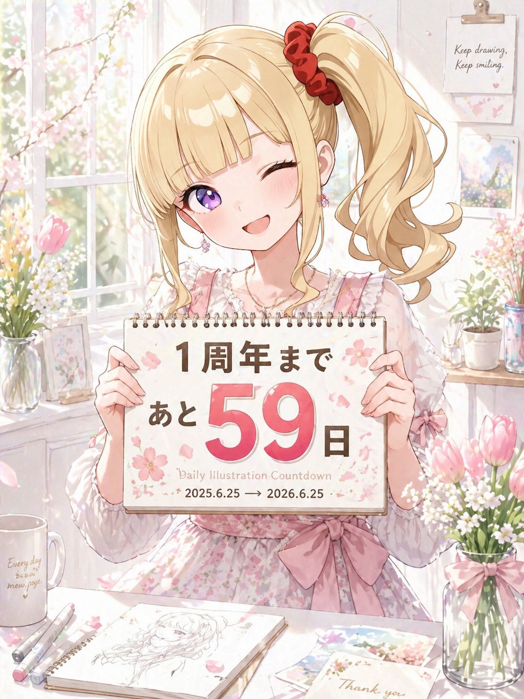 デイリーイラストカウントダウン