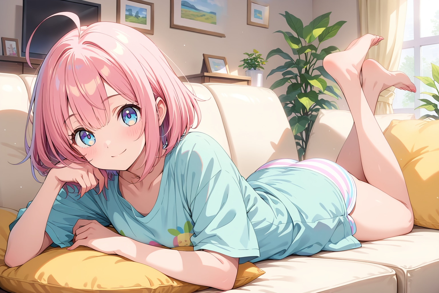 休みは家でのんびり
