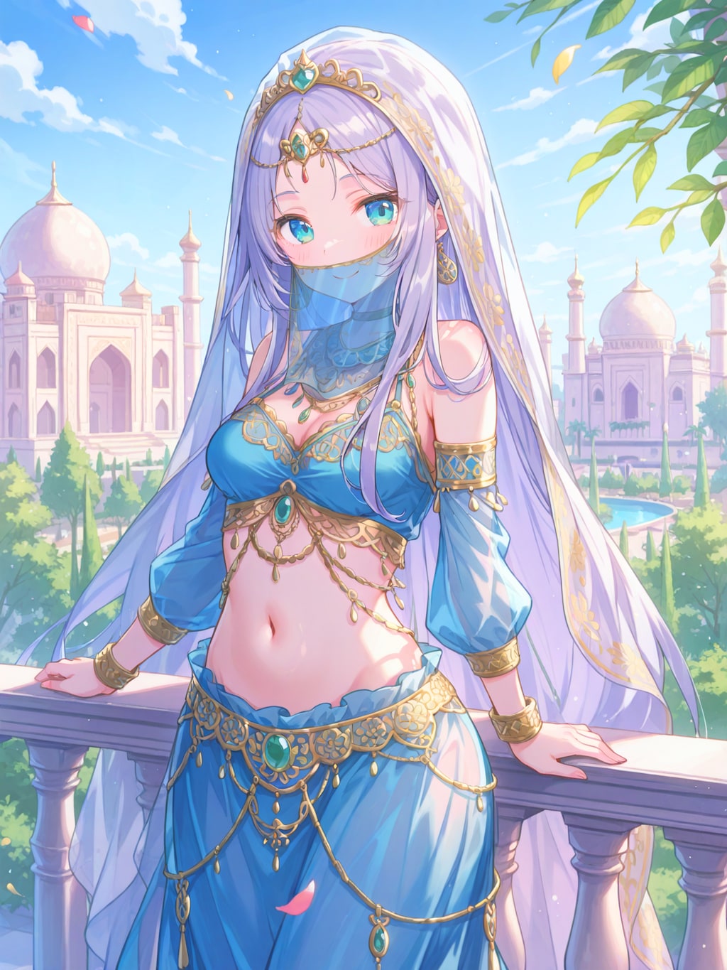 シルクロードの蒼い華